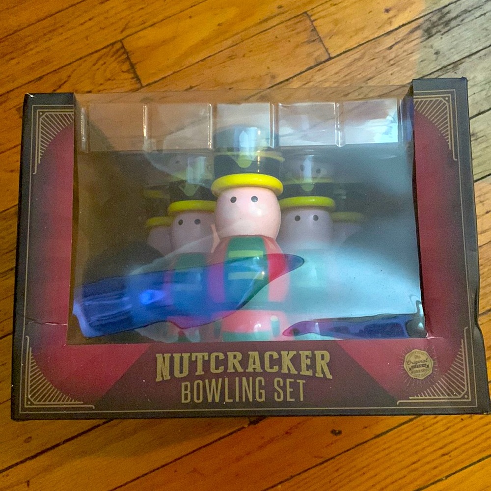 NIB The Original Fun Workshop Nutcracker Bowling Set